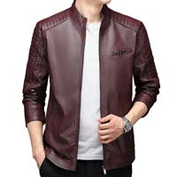کاپشن چرم مردانه اسپرت یقه ایستاده - برای مشاهده توضیحات بیشتر کلیک کنید کاپشن چرم مردانه اسپرت یقه ایستاده
