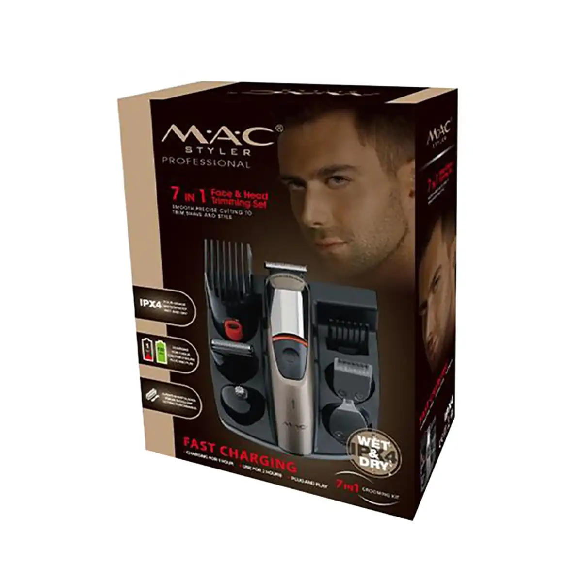 ماشین اصلاح شارژی هفت کاره MAC Styler MC-8012 (5)