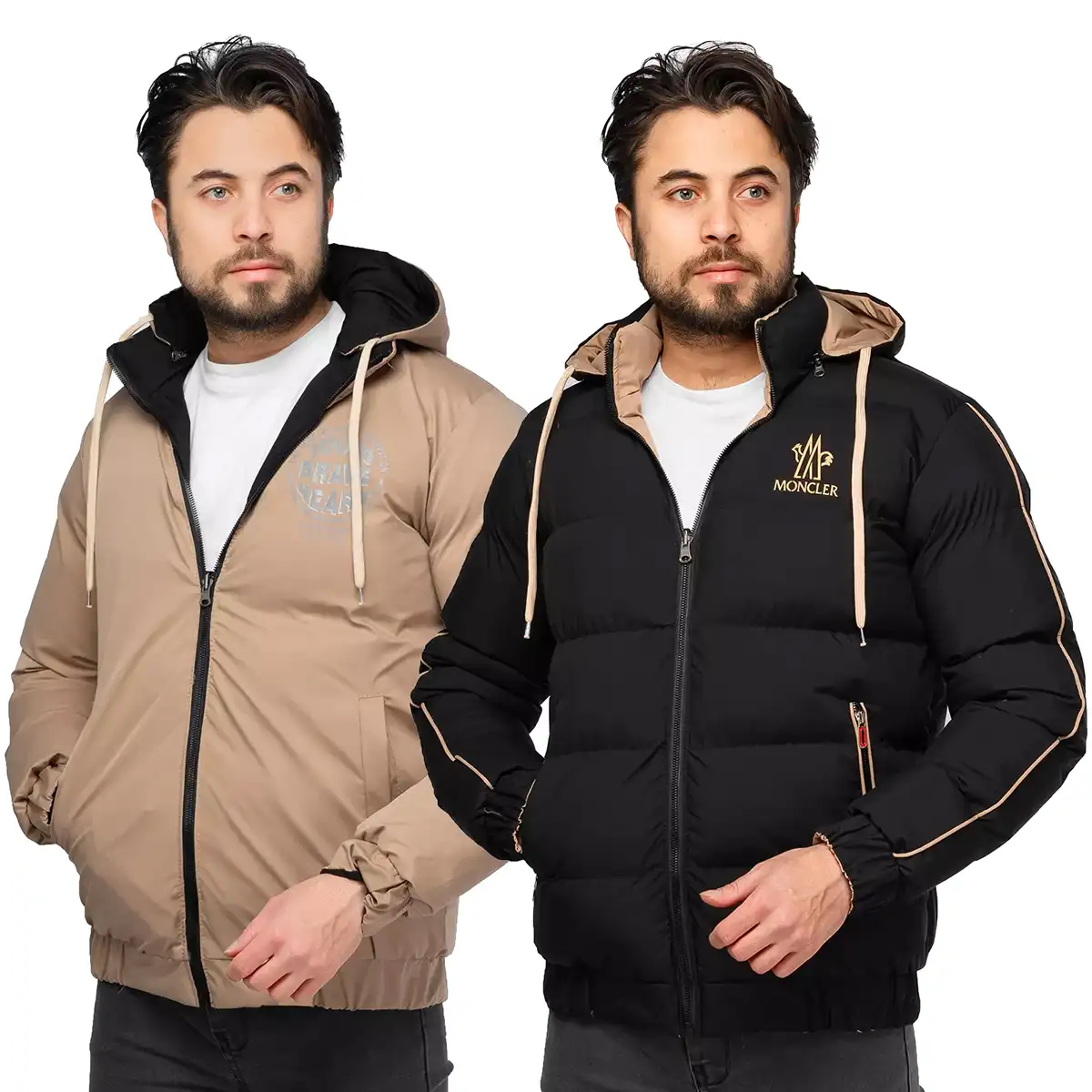 کاپشن مردانه دو رو بادی MONCLER (2)