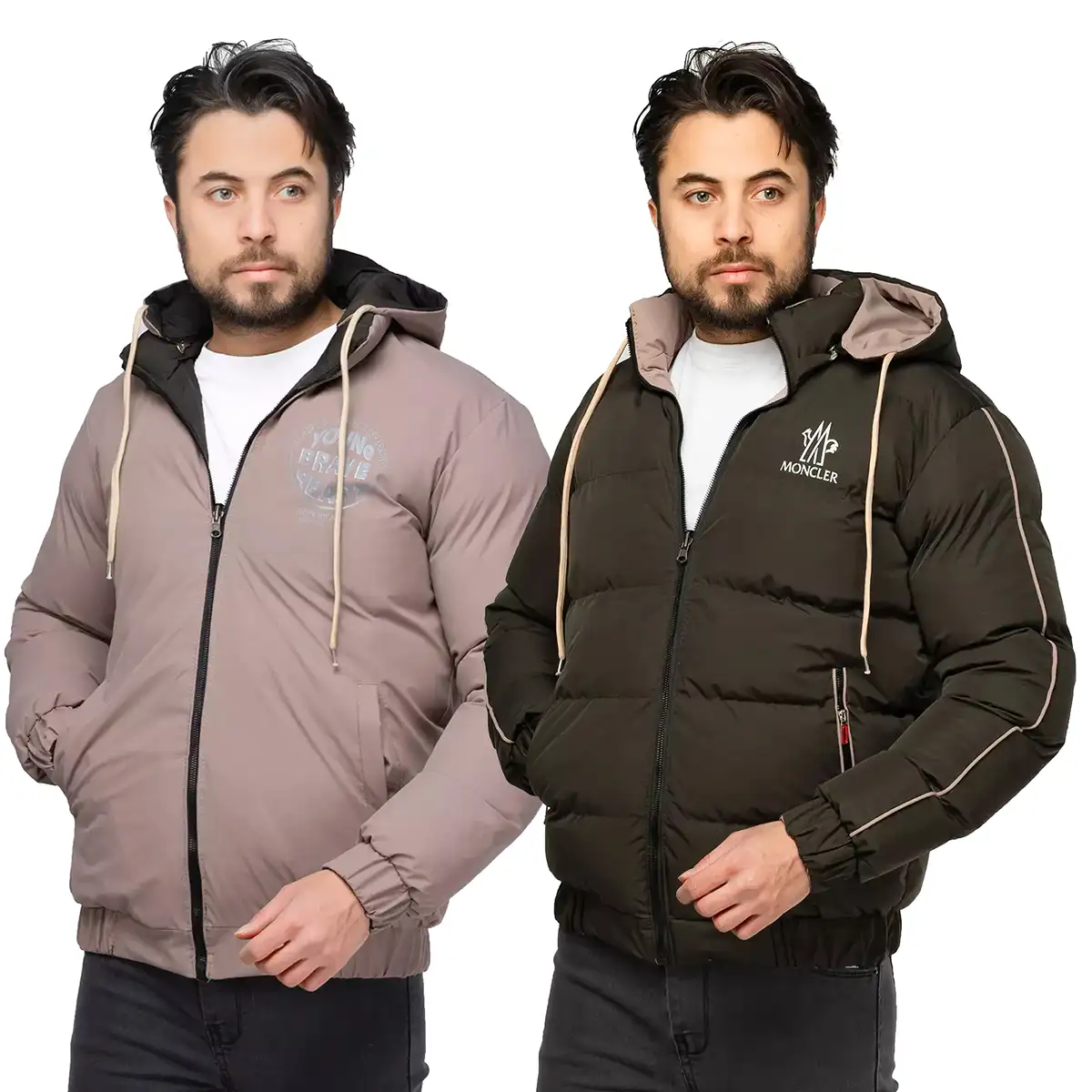 کاپشن مردانه دو رو بادی MONCLER (7)